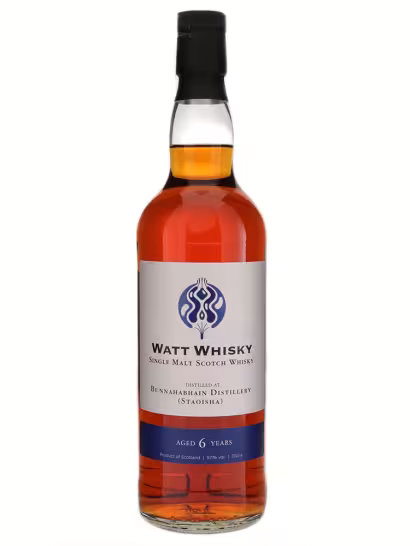Bunnahabhain Staoisha 2019 6 Year Old Watt Whisky Sherry HHD 57.1% 70cl