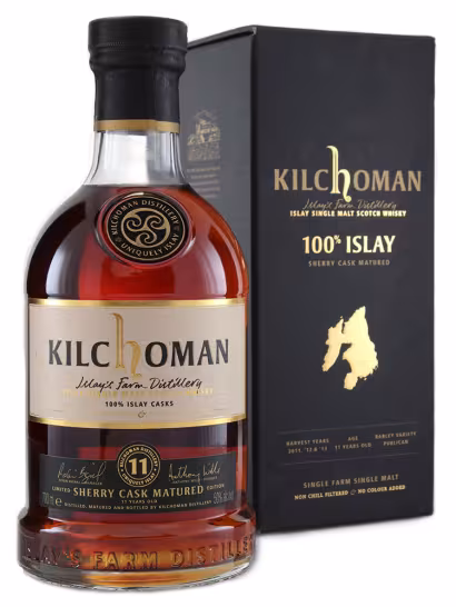 Kilchoman 11 Year Old 100% Islay Sherry Cask Matured 50% 70cl
