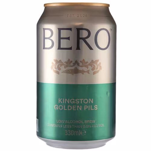 Bero Kingston Golden Pils 0.5% CASE 24x33cl