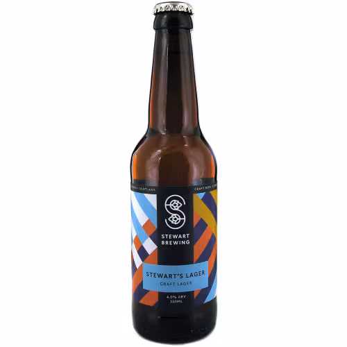 Stewart Brewing Stewarts Lager 4% CASE 12x33cl
