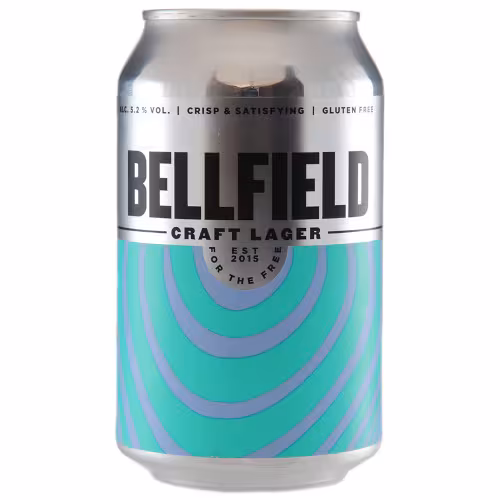 Bellfield Craft Lager 5.2% CASE 12x33cl