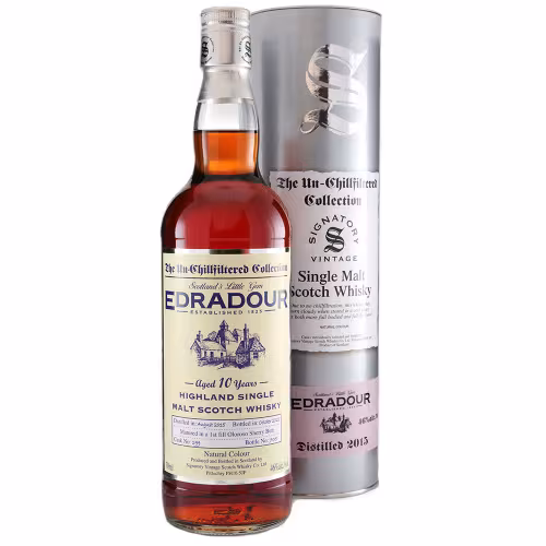 Edradour 2015 10 Year Old Signatory UCF FF Oloroso 46% 70cl