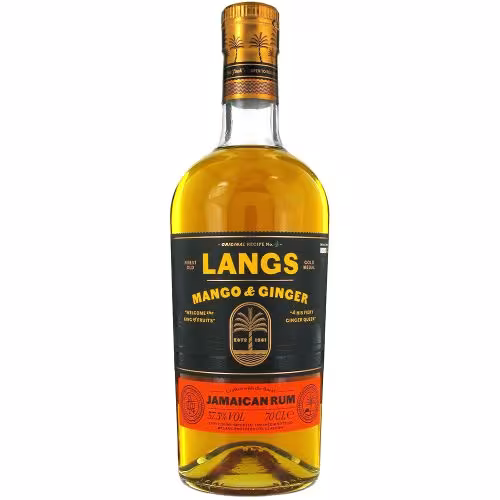 Langs Mango and Ginger Rum 37.5% 70cl