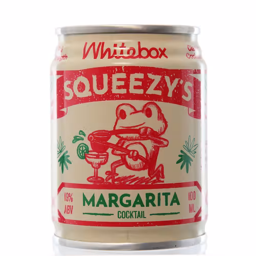 Whitebox Drinks Squeezys Margarita 19% RTD Cans CASE 12x10cl
