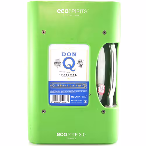 Don Q Cristal Rum ecoTOTE 40% 450cl
