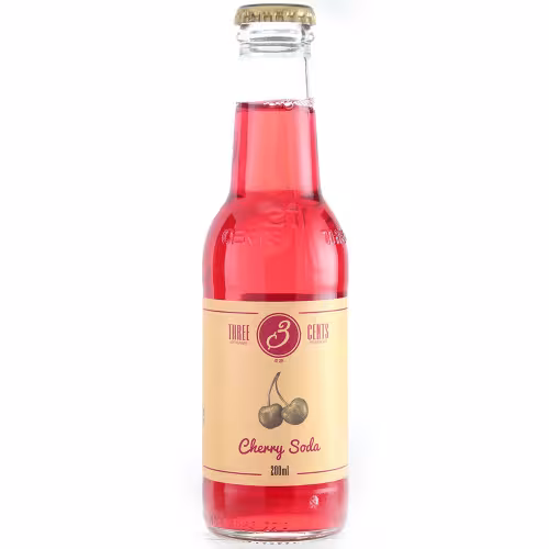 Three Cents Cherry Soda CASE 24x20cl