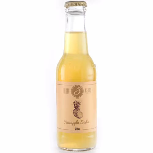 Three Cents Pineapple Soda CASE 24x20cl