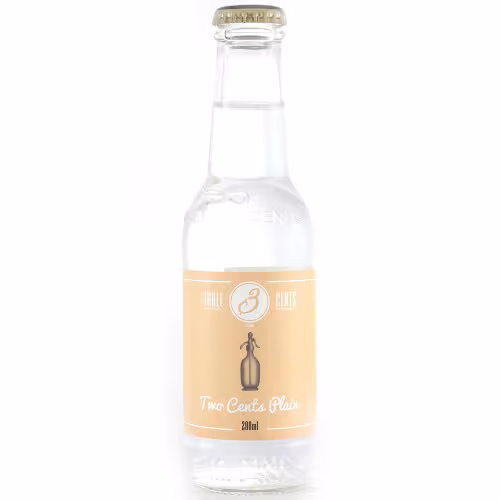 Three Cents Two Cents Plain Soda Water CASE 24x20cl