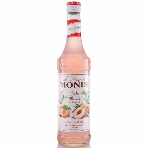 Monin White Peach Peche Blanche Syrup 70cl