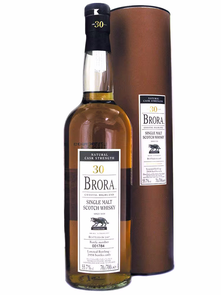 Brora 30 Year Old Bottled 2007 55.7%70cl