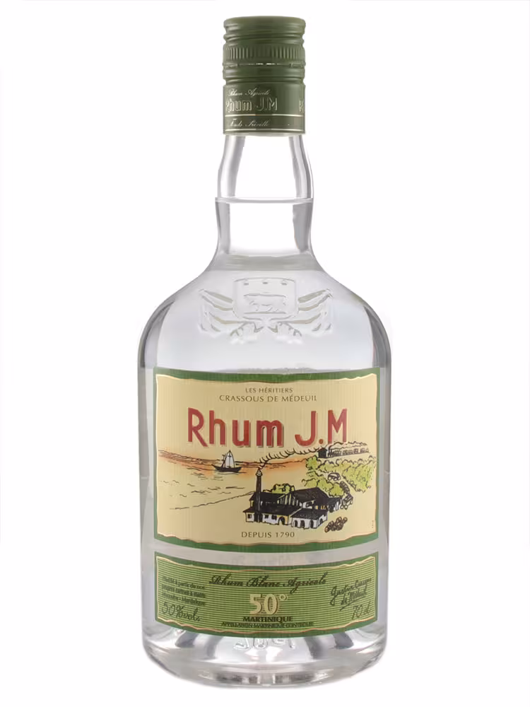Rhum JM Agricole Blanc 50% 70Cl