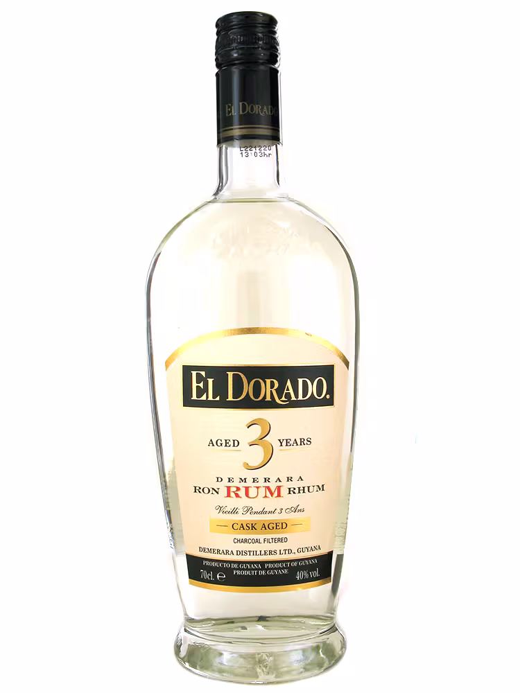 El Dorado 3 Year Old White Rum 40% 70cl