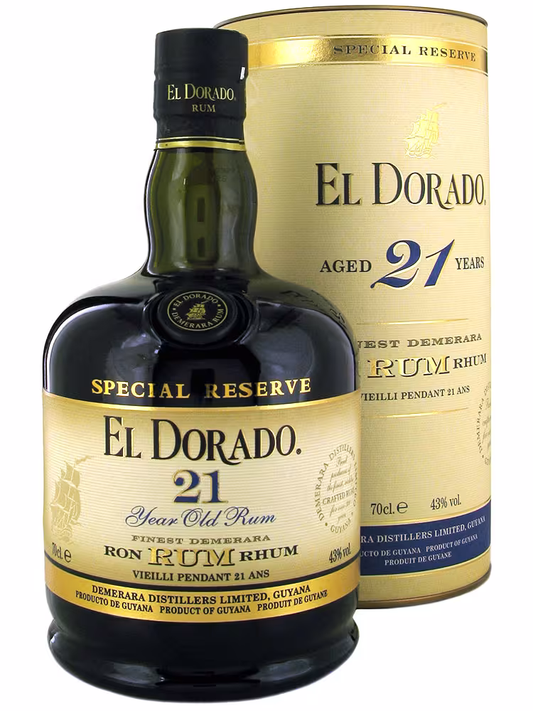El Dorado 21 Year Old Special Reserve Rum 43% 70cl