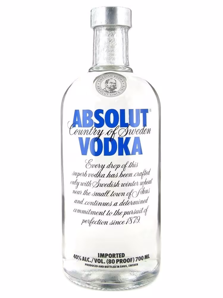 Absolut Blue Vodka 40% 70cl