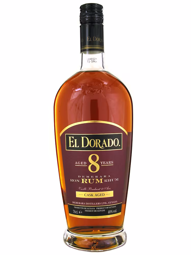 El Dorado 8 Year Old Rum 40% 70cl