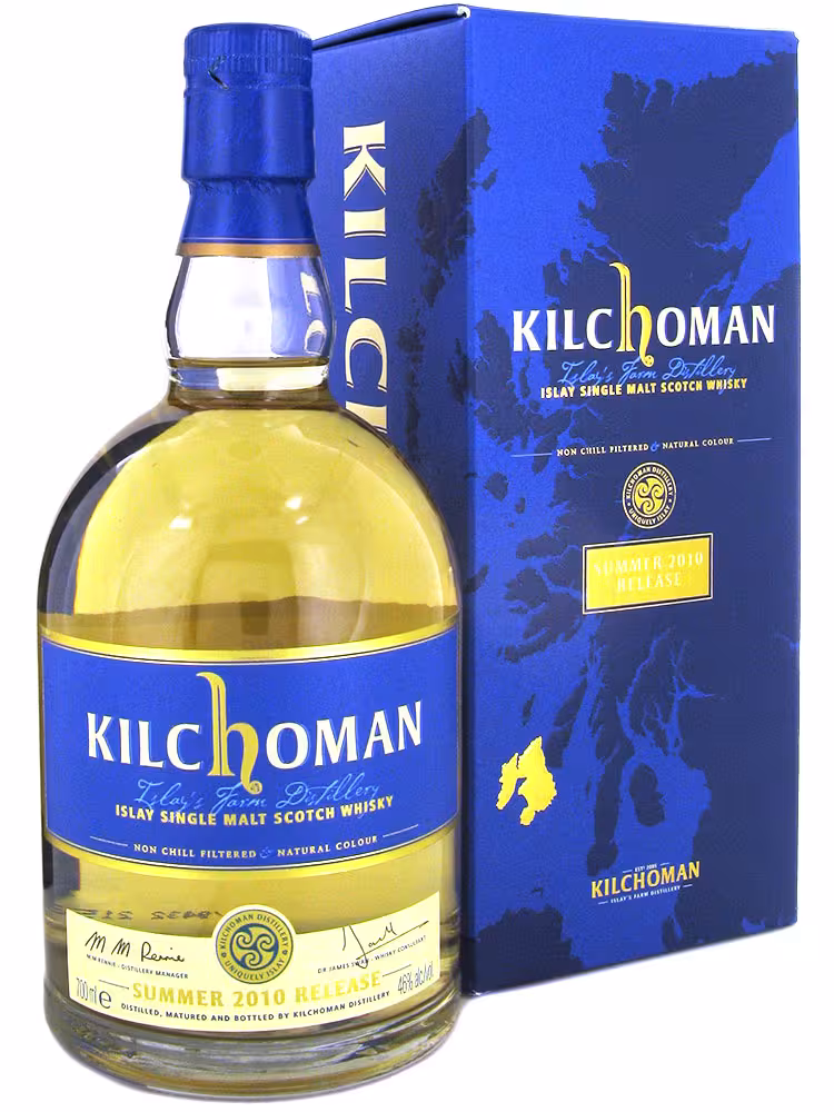 Kilchoman 3 Year Old Summer 2010 Release 46% 70cl