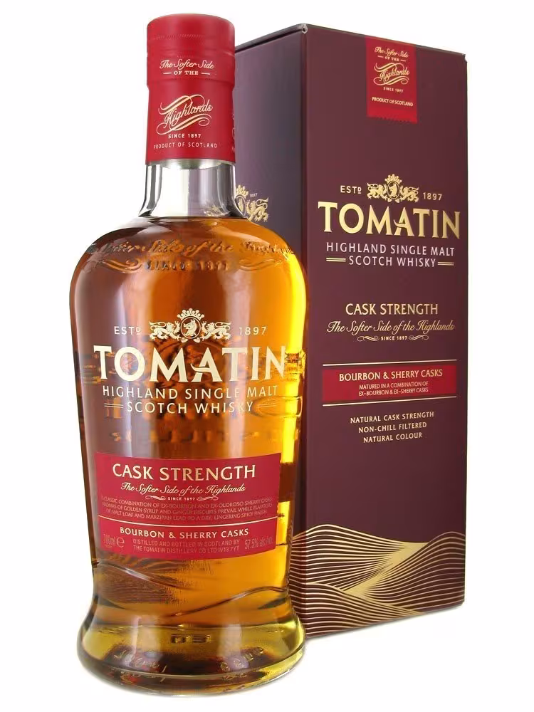 Tomatin Cask Strength 57.5% 70cl