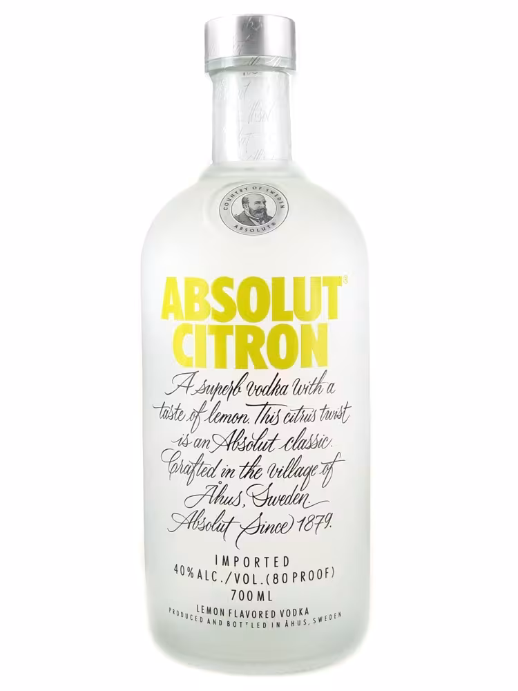 Absolut Citron Vodka 40% 70cl