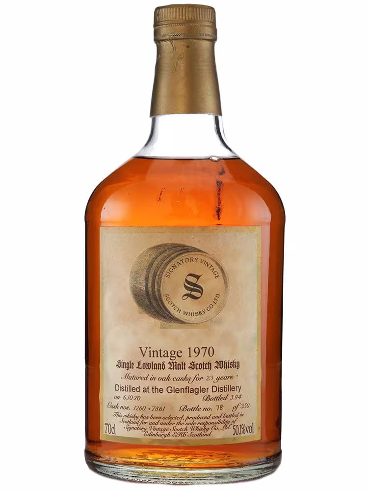 Glen Flagler 1970 23 Year Old Signatory 50.1% 70cl