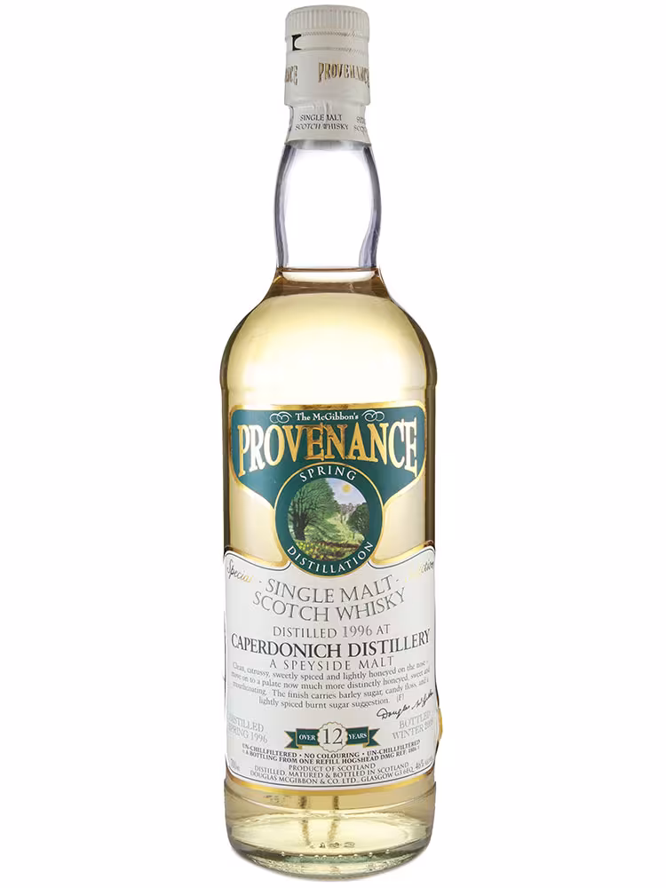 Caperdonich 1996 12 Year Old b.2008 McGibbons Provenance 46% 70cl