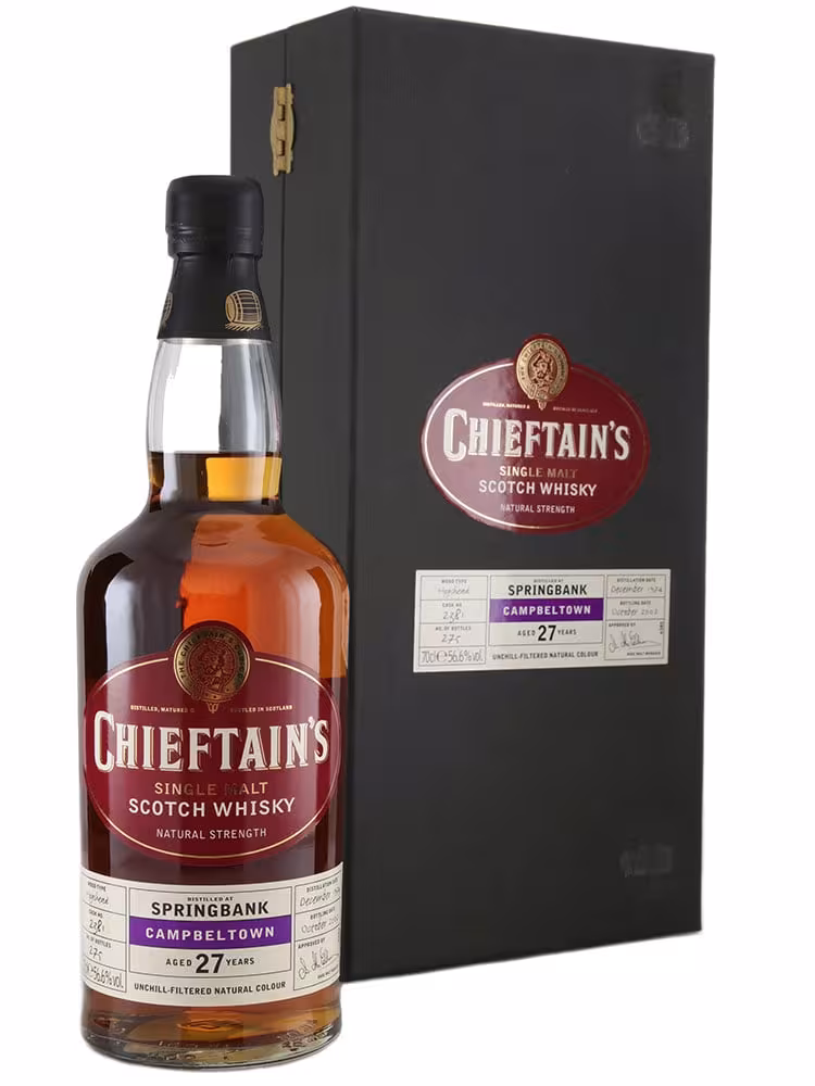 Springbank 1974 27 Year Old Chieftains #2381 56.6% 70cl