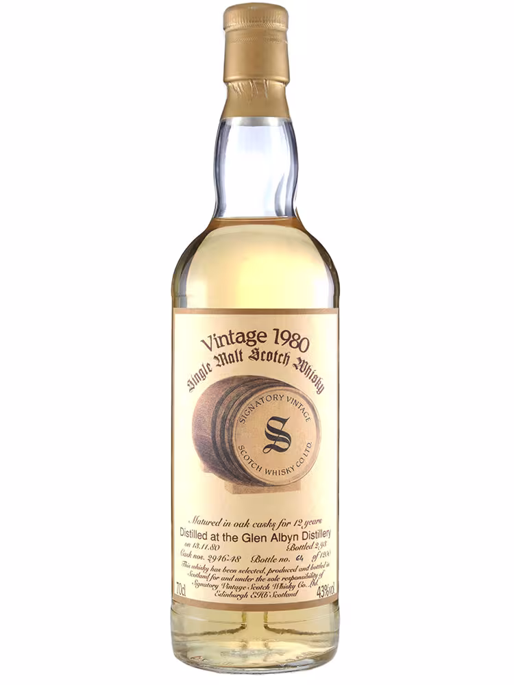 Glen Albyn 1980 12 Year Old Signatory Vintage #2946-48 43% 70cl
