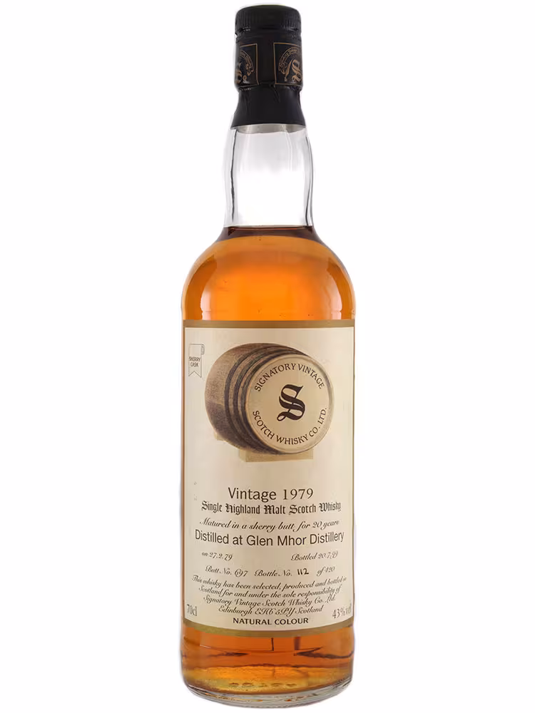 Glen Mhor 1979 20 Year Old Signatory #697 43% 70cl