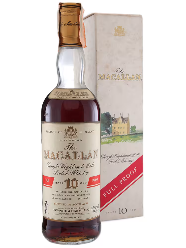Macallan 10 Year Old Full Proof Giovinetti & Figli 57% 75cl