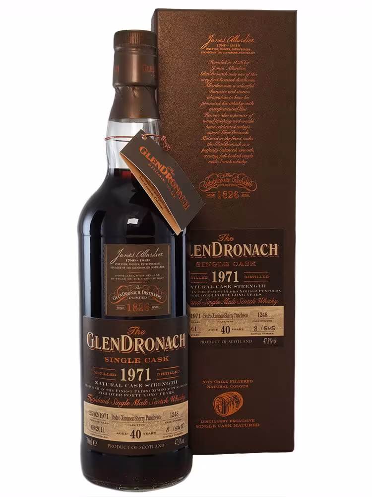 Glendronach 1971 40 Year Old Cask #1248 47.5% 70cl