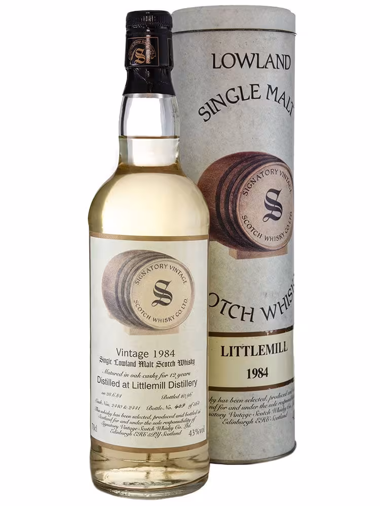 Littlemill 1984 12 Signatory #2440-41 43% 70cl