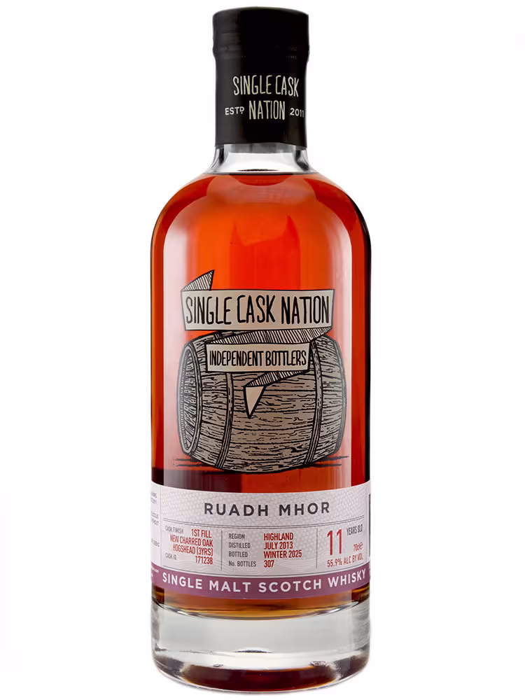 Ruadh Maor 2013 11 Year Old Single Cask Nation 55.9% 70cl