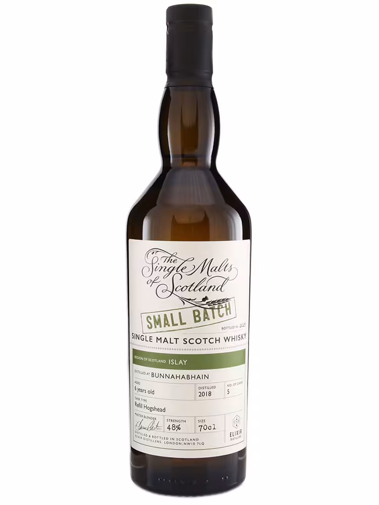 Bunnahabhain 6 Year Old Single Malts of Scotland 48% 70cl