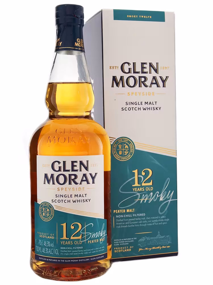 Glen Moray 12 Year Old Smokey 46.3% 70cl