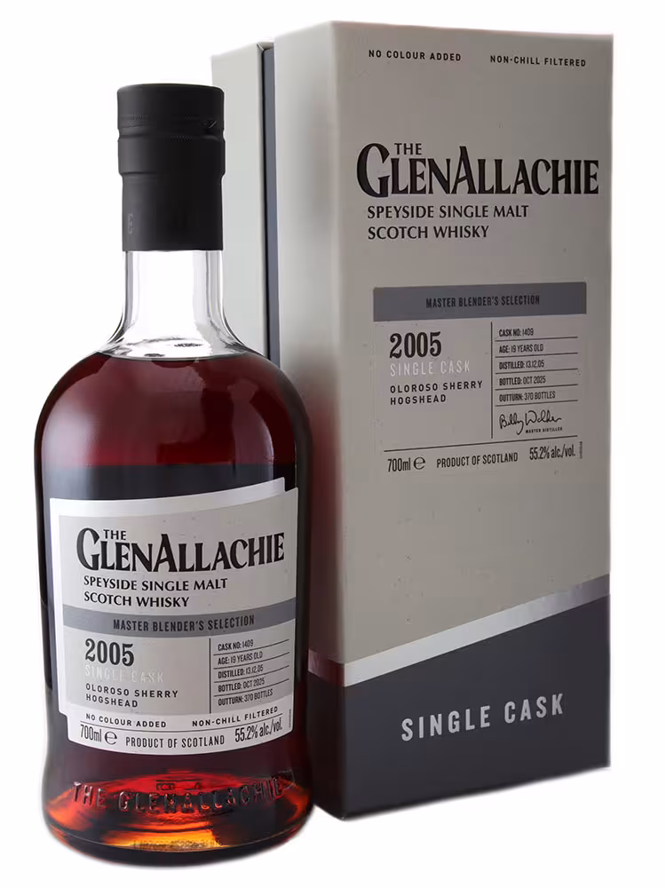 Glenallachie 2005 19 Year Old Oloroso HH #1409 55.2% 70cl