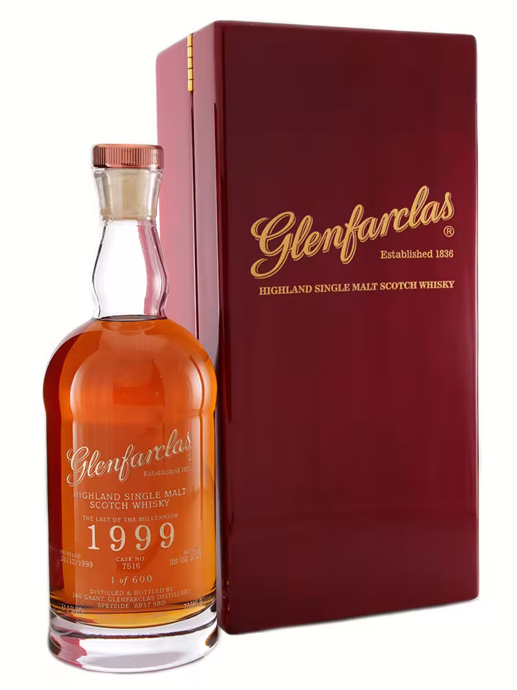 Glenfarclas 1999 25 Year Old Last of the Millennium #7516 Decanter IV 51.2% 70cl