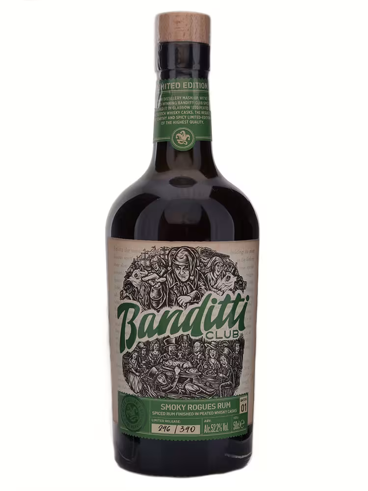 Banditti Club Smoky Rogues Rum 52.2% 50cl
