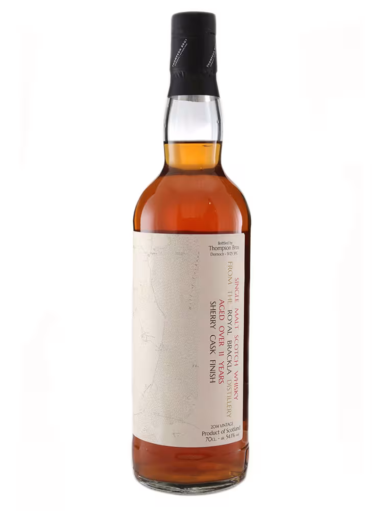 Royal Brackla 2014 11 Year Old Thompson Bros Sherry Cask Finish 54.1% 70cl