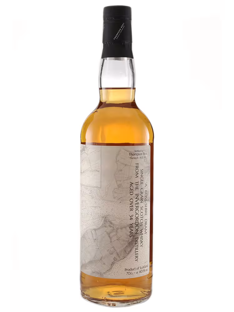 Invergordon 34 Year Old 'A Ross-Shire Dram' Thompson Bros 40.1% 70cl
