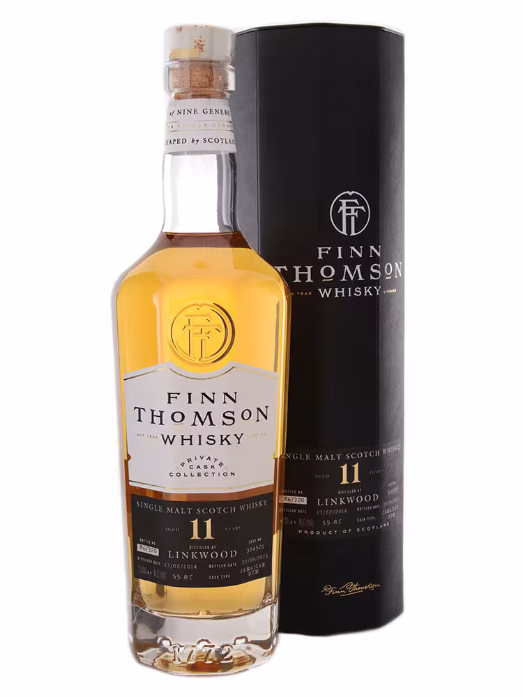 Linkwood 2014 11 Year Old Finn Thomson Jamaican Rum Finish 55.8% 70cl