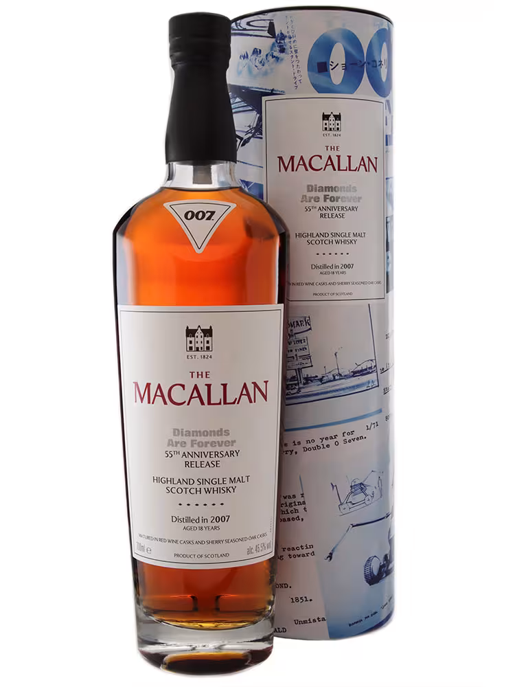 Macallan 2007 18 Year Old Diamonds Are Forever 45.5% 70cl
