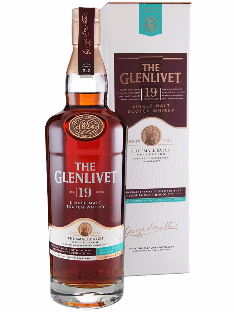 Glenlivet 19 Year Old Small Batch 2.2 Indulgent Chocolate 57% 70cl