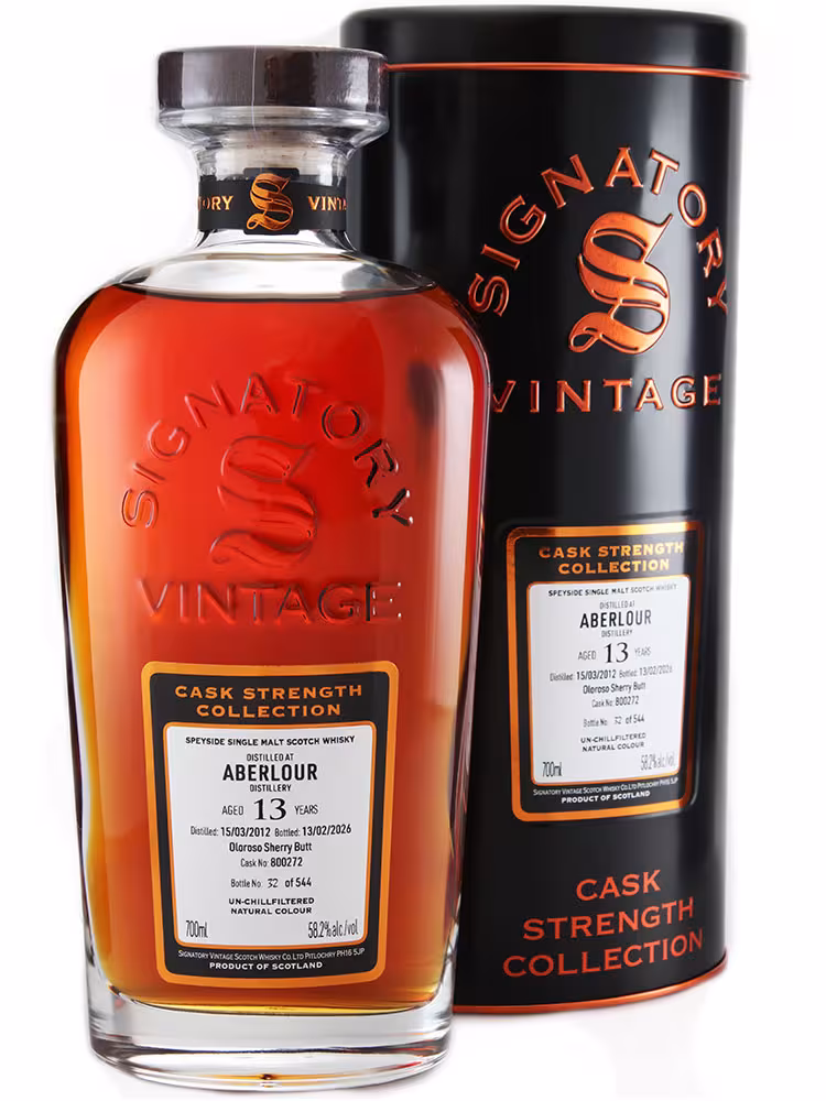 Aberlour 2012 13 Year Old Signatory Cask Strength #800272 Oloroso Butt 58.2% 70cl