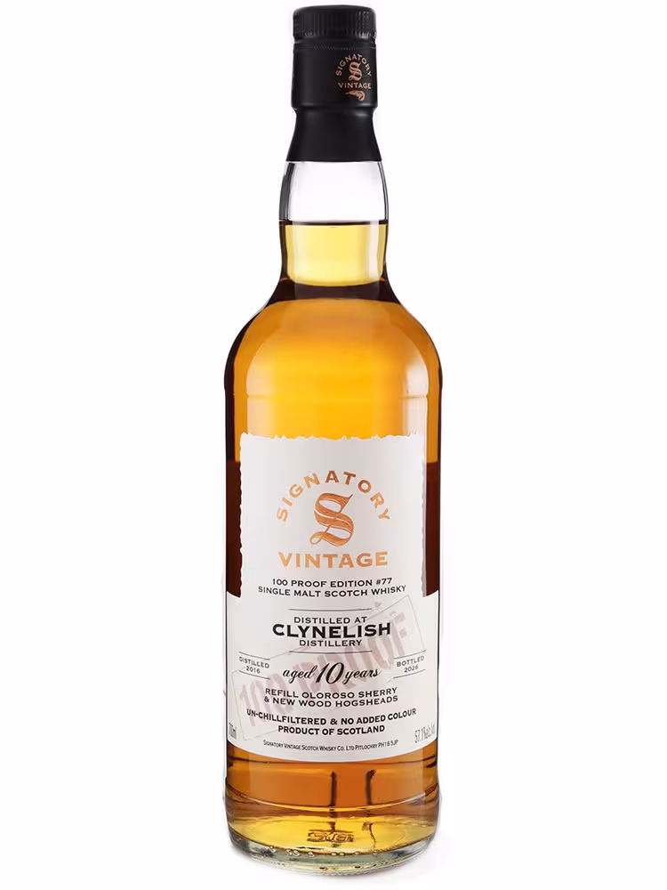 Clynelish 2016 10 Year Old Signatory 100 Proof 57.1% 70cl