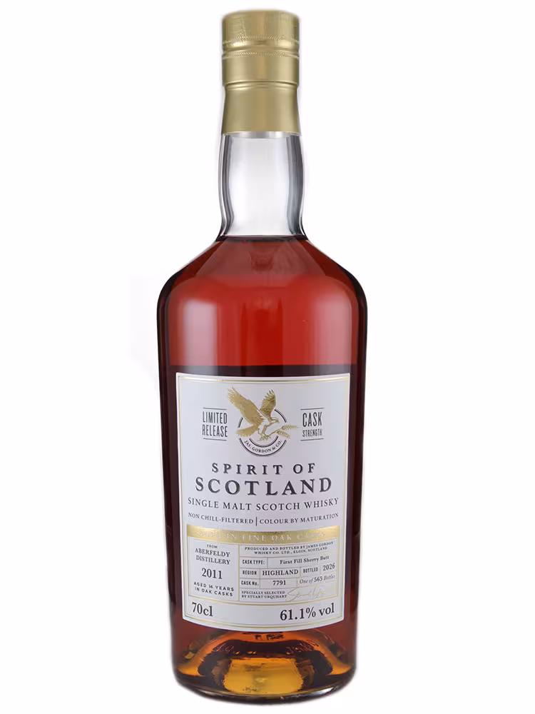 Aberfeldy 2011 14 Year Old Spirit of Scotland #7791 61.1% 70cl