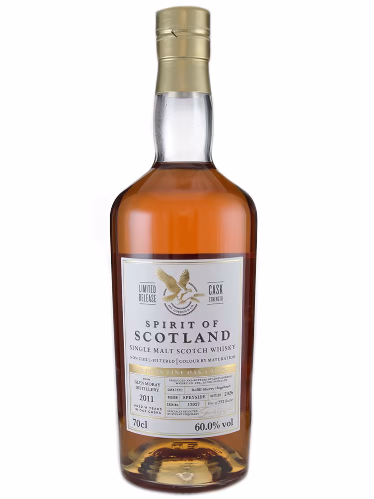 Glen Moray 2011 14 Year Old Spirit of Scotland #12027 60% 70cl