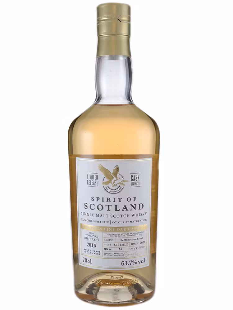 Tormore 2016 9 Year Old Spirit of Scotland #76 63.7% 70cl