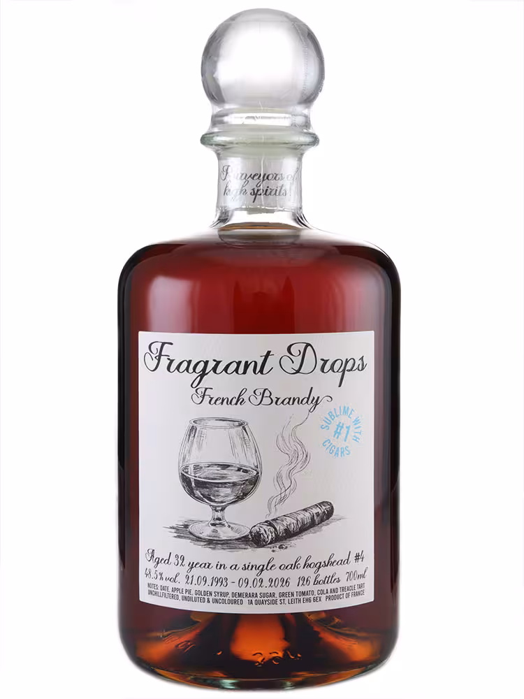 French Brandy 32 Year Old 'Sublime with Cigars' Fragrant Drops #4 48.5% 70cl