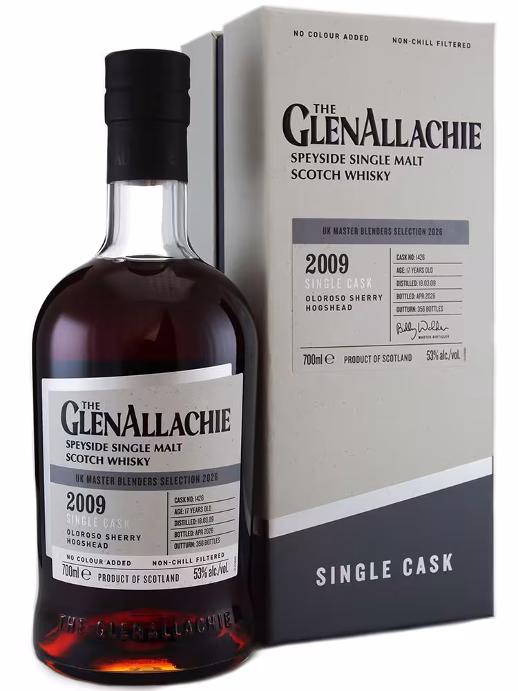 Glenallachie 2009 17 Year Old Oloroso HHD #1426 53% 70cl