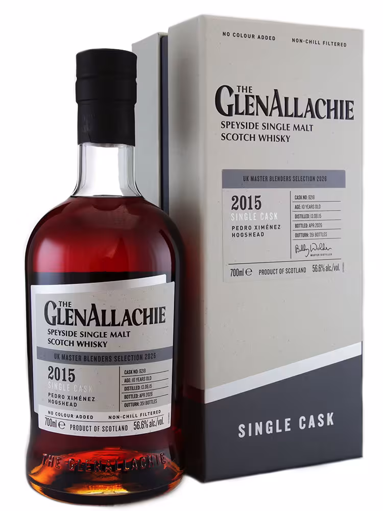 Glenallachie 2015 10 Year Old FF PX #9218 56.6% 70cl