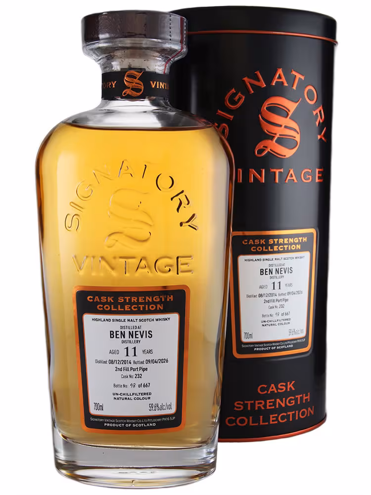 Ben Nevis 2014 11 Year Old Signatory CS #232 59.6% 70cl